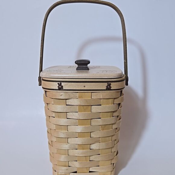 2007 Longaberger Basket Boyds Bear Country Basket Feast Signed Wendy Longaberger - Picture 1 of 16